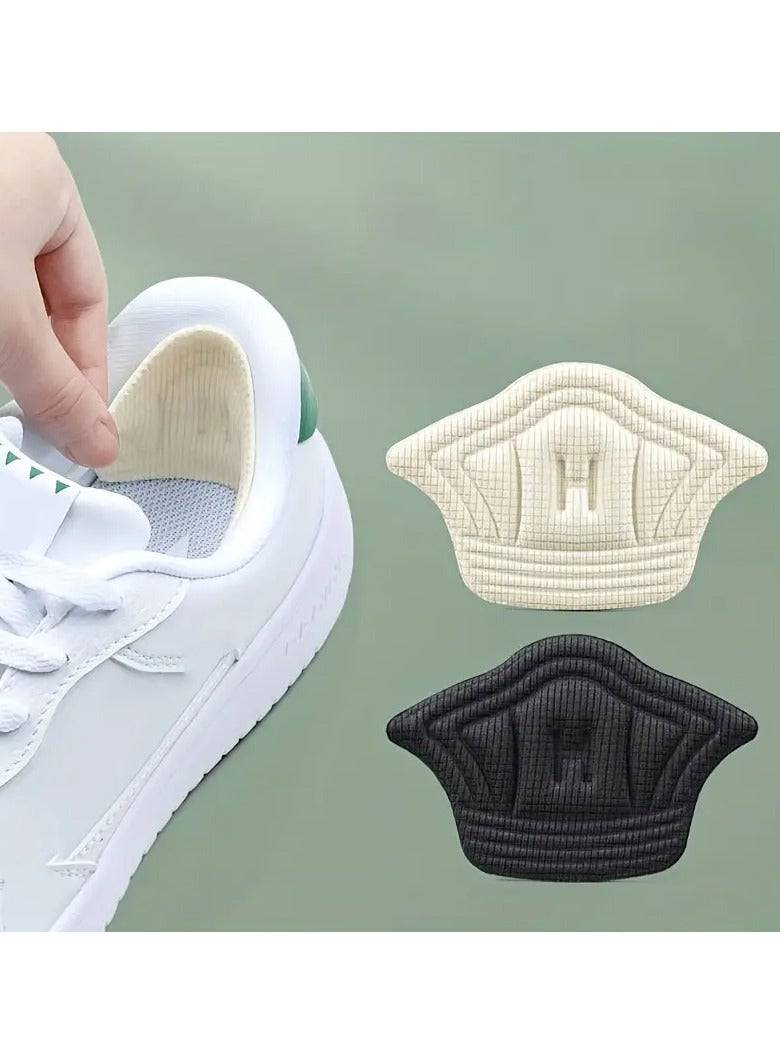 Goolsky 2pcs Insoles Patch Heel Pads For Sport Shoes Accessories Adjustable Size Antiwear Feet Pad Cushion Insert Insole Heel Protector Back Sticker  - Image 4