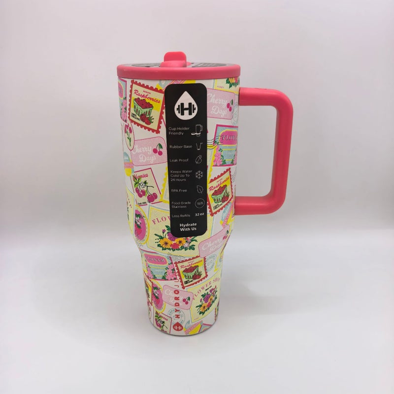 32OZ/40OZ Hydrojug Large Capacity Insulated Car Cup with Handle and Leak-Proof Lid