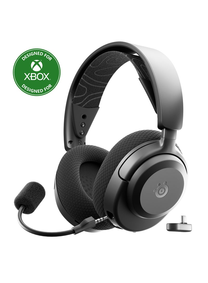 SteelSeries Nova 3X Wireless Gaming Headset App Control - 40 Hour Battery - Neodymium Magnet Driver - 2.4GHz/Bluetooth - Detachable Microphone - Xbox PS5 PC Switch Mobile Devices - Black | 61689 - Image 1