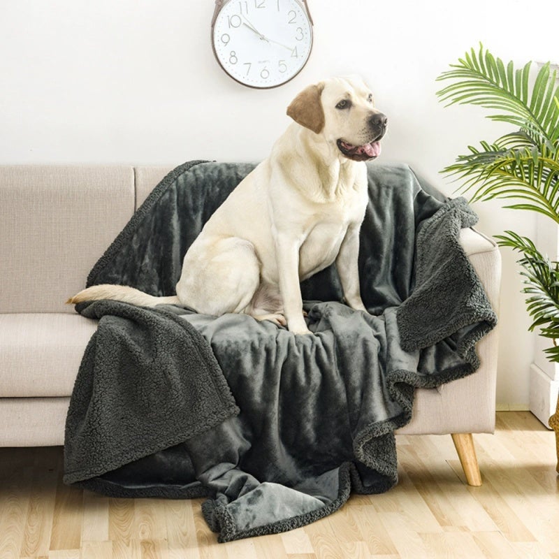 Waterproof Urine-Proof Pet Blanket: Cotton Flannel Thickened Dog Mat Mattress for Pets - Image 3