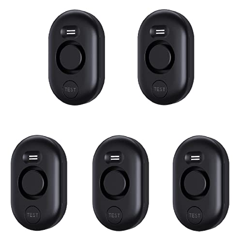 METAK Water Leak Detector Sensor Alarm Home Water Flooding Monitor Smart Sink Overflow Monitoring Adjustable Wet Moisture Alert Pipe Leakage Drip Detection Warning for Basement Floor 5 Sensor - Image 1