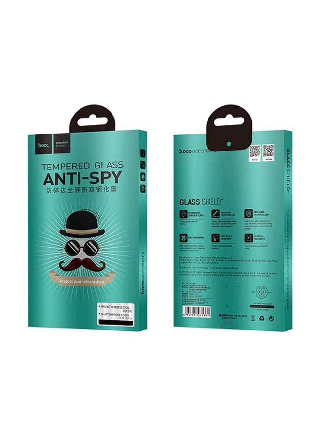 NIBEMINENT Anti Spy Hidden Screen Glass Protector For Samsung Galaxy S10 5.8inch Black - Image 2