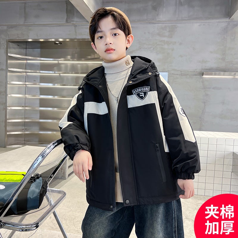 Qisi Bear-Jh3003 Late Autumn Quilted Thickened Coat - Image 2