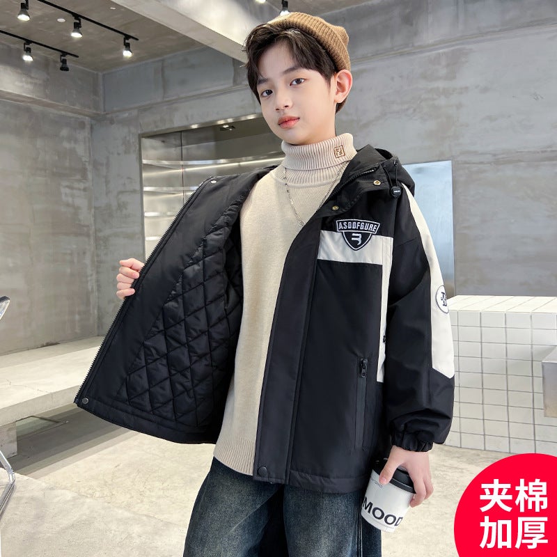 Qisi Bear-Jh3003 Late Autumn Quilted Thickened Coat - Image 4