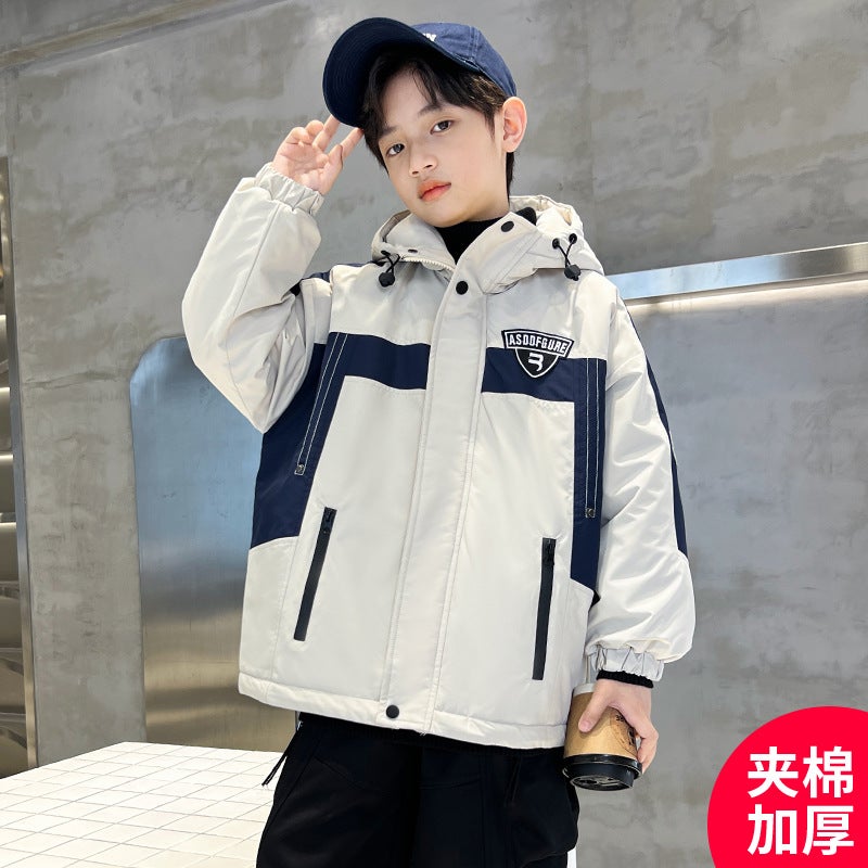 Qisi Bear-Jh3003 Late Autumn Quilted Thickened Coat - Image 3