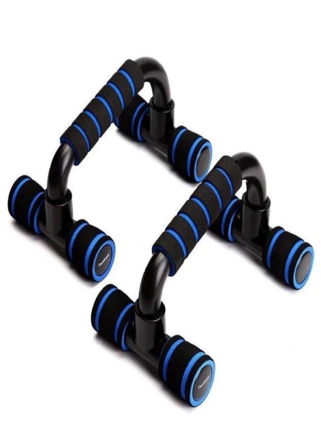 Vuvail Push Up Bars Stand| Abs Material With Cushioned Foam Handle| For Men And Women Home Gym Fitness Equipment| T Shaped| Chest| Dips| Abs| Shoulder| Back Exercise| Arms Workout| Full Upper Body Bodybuliding Tool - Image 1