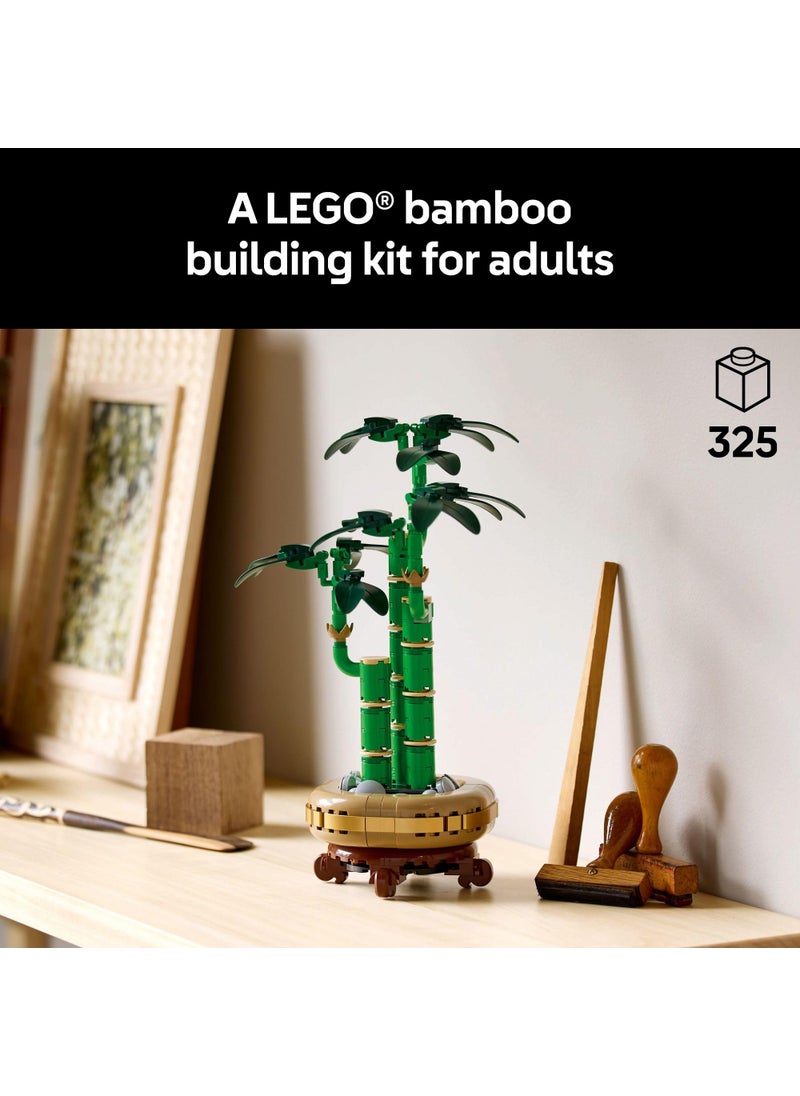 LEGO LEGO Botanicals Lucky Bamboo Building Set - Artificial Plant for Indoor Home D?cor  Adults Ages 18+ - Fake Plant Decoration for Table  Desk  Office - Gift for Valentines Day - 10344  - Image 2
