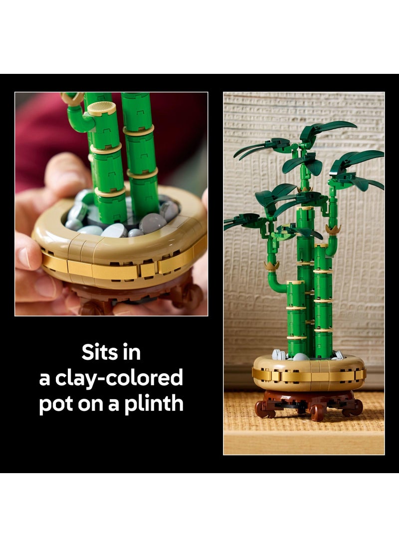 LEGO LEGO Botanicals Lucky Bamboo Building Set - Artificial Plant for Indoor Home D?cor  Adults Ages 18+ - Fake Plant Decoration for Table  Desk  Office - Gift for Valentines Day - 10344  - Image 5