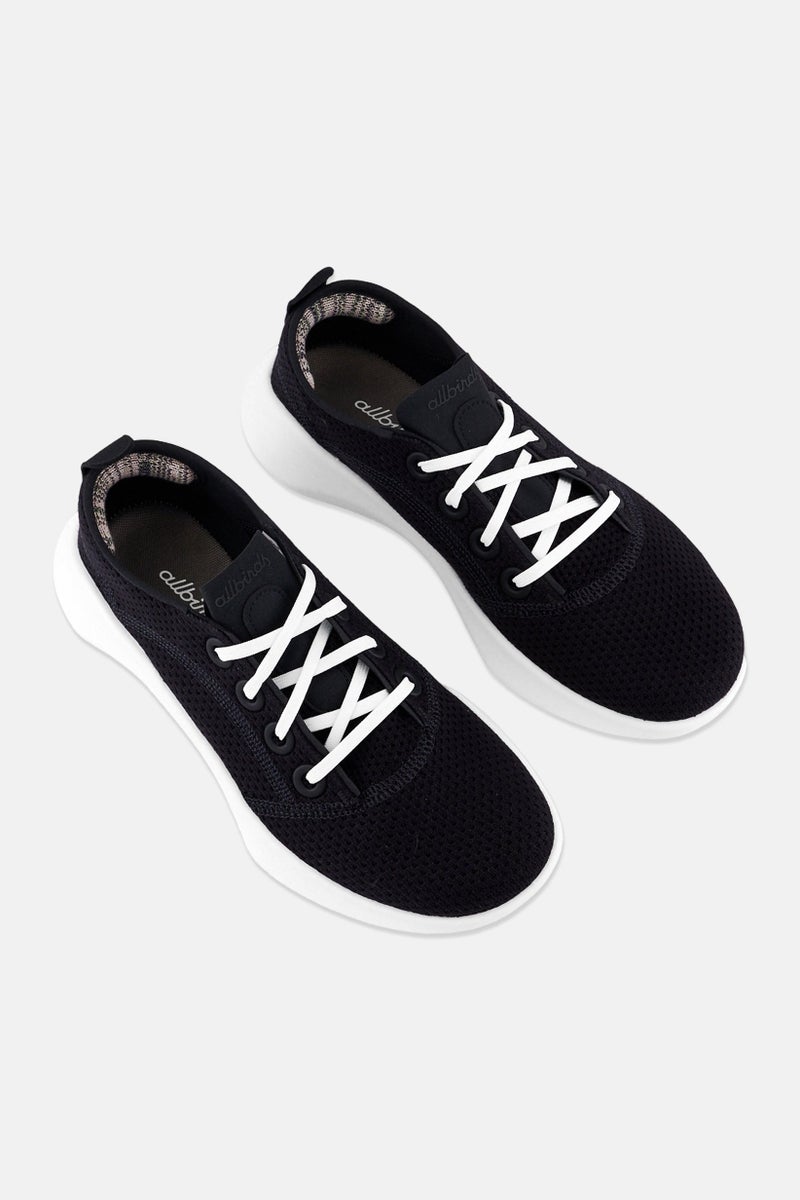 Allbirds Women Wide Lace Up Casual Shoes, Black - Image 4