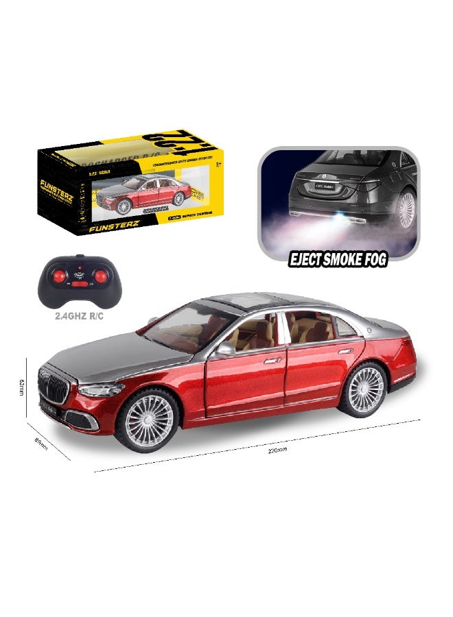 فونسترز سيارة مرسيدس بنز S600 من فانسترز بمقياس 1:22 RC - سيارة مصبوبة بإصدار نادر مع صوت، أضواء، أبواب تفتح، رذاذ، بطارية قابلة لإعادة الشحن، وجهاز تحكم عن بعد كامل الوظائف - Image 3