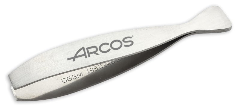 ARCOS Fish Pincer 4 Inch Nitrum Stainless Steel Series Gadgets Remove almost any fish bone when preparing fish in fillet or other variations Color Grey