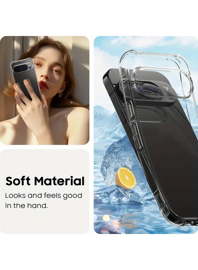 Transparent Flexible TPU Shockproof Case For Pixel 9 Pro XL Anti Yellowing - Image 3