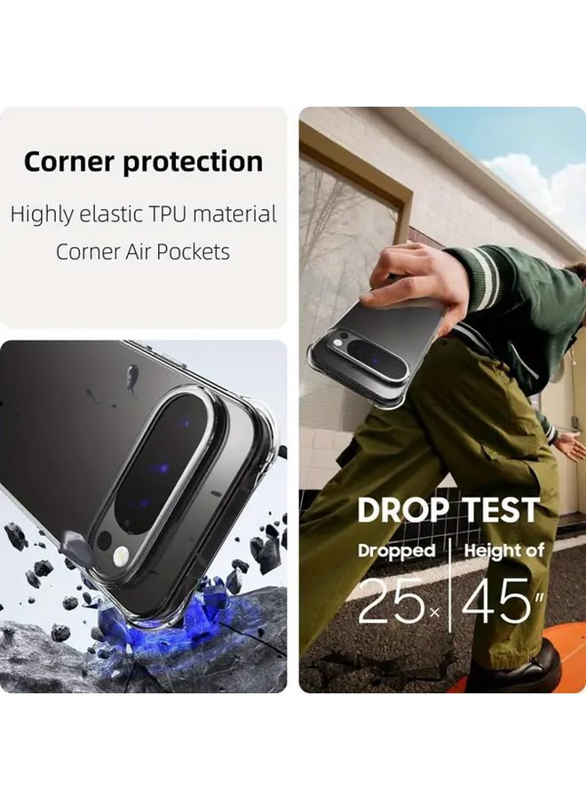 Transparent Flexible TPU Shockproof Case For Pixel 9 Pro XL Anti Yellowing - Image 4