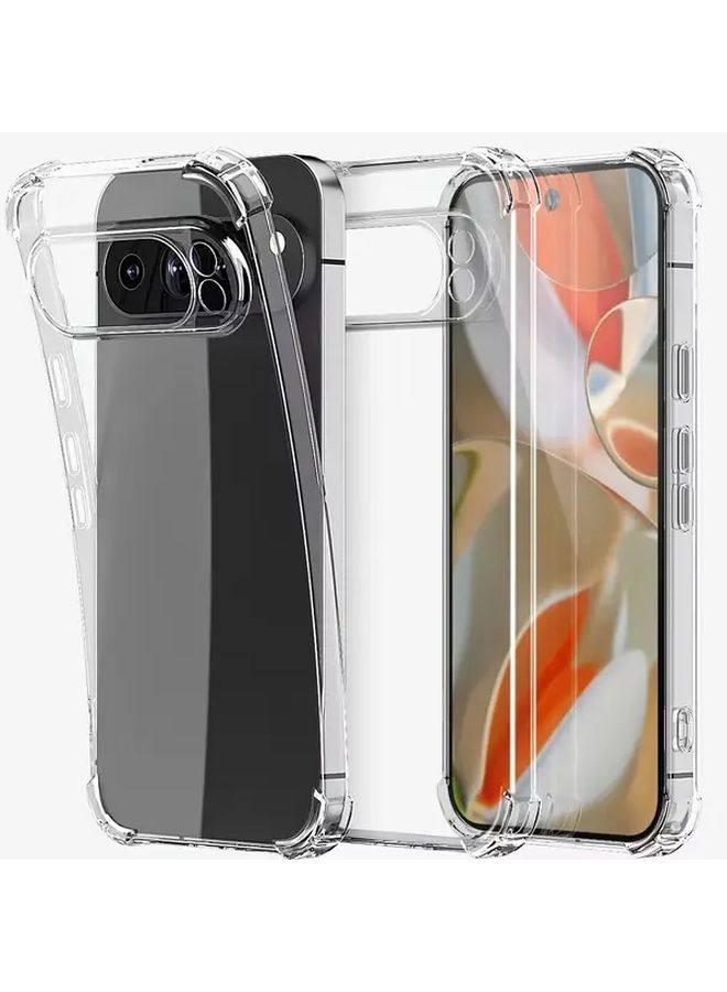 Transparent Flexible TPU Shockproof Case For Pixel 9 Pro XL Anti Yellowing - Image 1