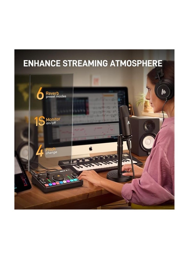 Maono - MAONO MaonoCaster Audio Interface Streaming Mixer  AMC2 NEO - Image 1