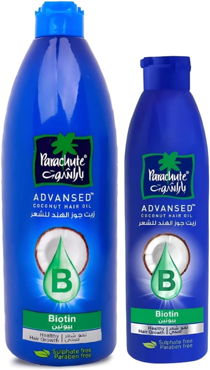Parachute Advansed Biotin Coconut Hair Oil - 300 ml + 170 ml - Image 1