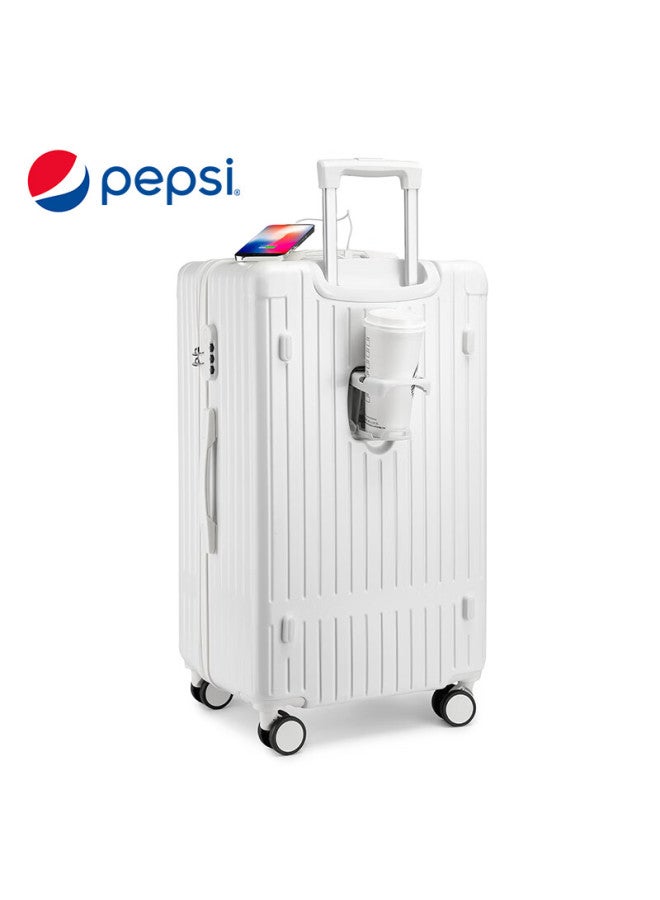 Pepsi Large Capacity Suitcase For Men And Women, 26-inch Travel Luggage With Spinner Wheels, Large Size, Student Check-in Trolley Case With Combination Lock - Image 2