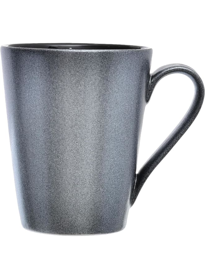 Rosa Porcelain Shiffle Mug, Metallic Grey - Image 1