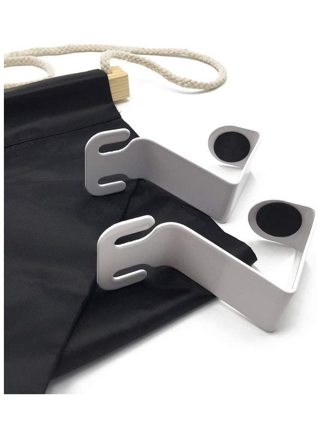 NIBEMINENT Portable Adjustable Foot Hammock Black 9 x 7 20cm - Image 5