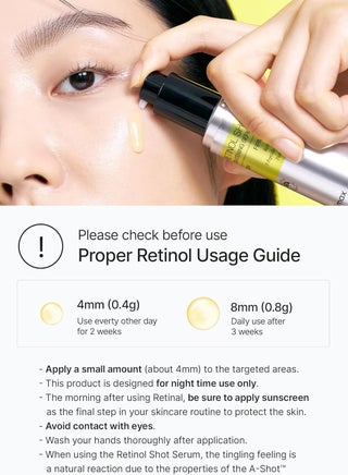 The Vita A Retinol Shot Tightening Serum | with Pure Vitamin A Retinol, Peptide, Pore Minimizer, Wrinkles & Fine Lines, Firmer Skin, 30ml - view 3