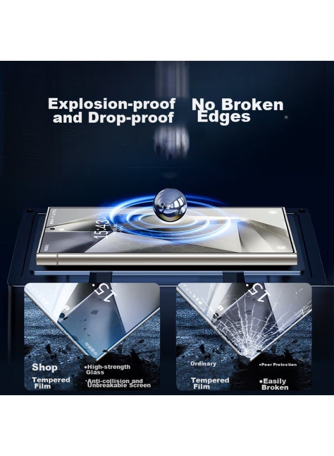 Koolife Compatible With Samsung S24 Ultra Tempered Glass Screen Protector, Galaxy S24 Ultra Phone Film, Full Coverage Protective Film, Ultra-thin Hd Film, Shatterproof, Fingerprint Resistant - Image 2