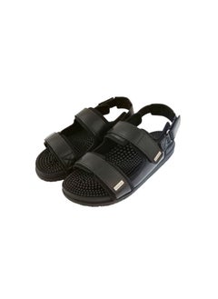 Kenkoh Reflexology sandal Hanako in black