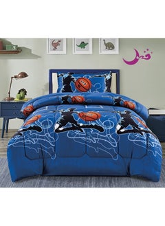 Moon Single comforter set / children's drawings / 3 pieces, middle comforter filling, size 160*210 cm 
