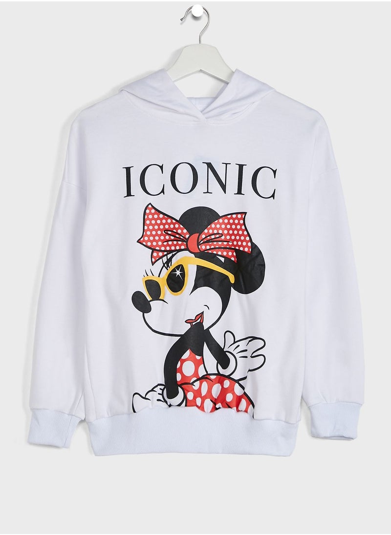 Disney - Youth Minnie Mouse Hoodie - Image 1