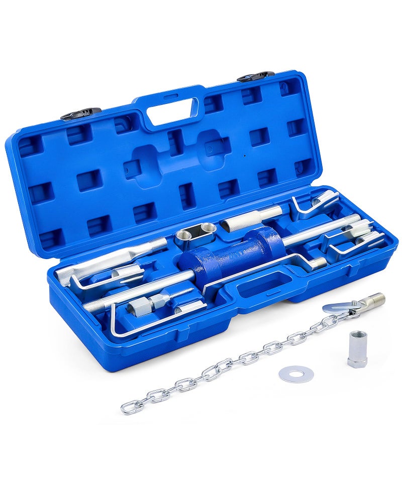 Orion Motor Tech Heavy Duty Slide Hammer Dent Puller Set, Auto Body Removal Kit With 9 Attachments, 14pc Car Remover Tools for Cars Trucks More - Image 1