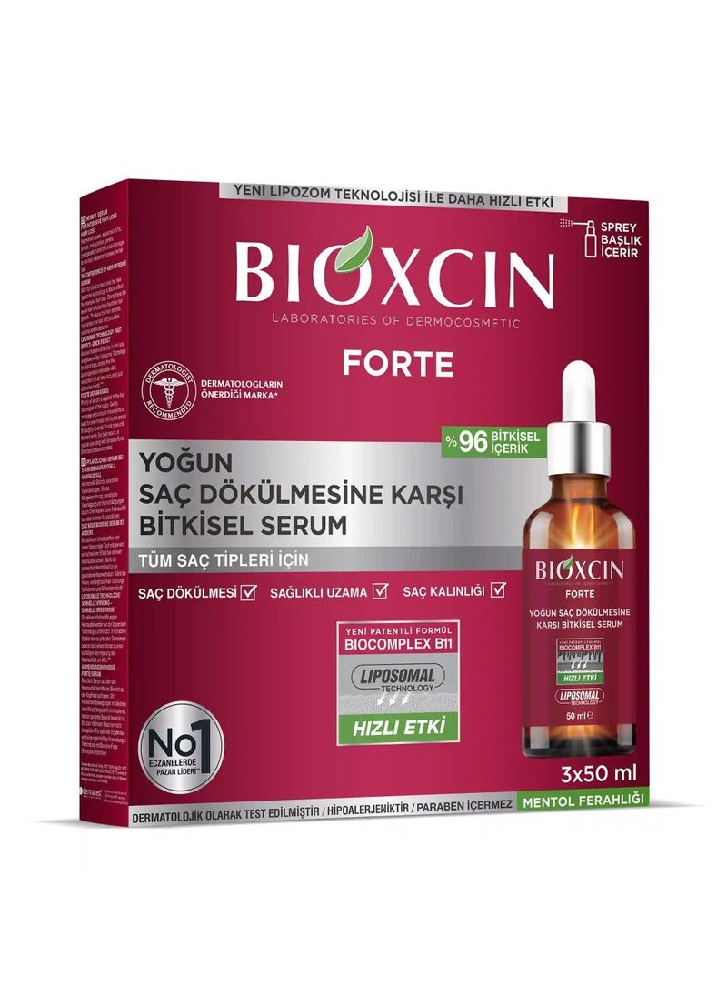 BIOXCIN - FORTE HAIR SERUM 3*50 ML - Image 1