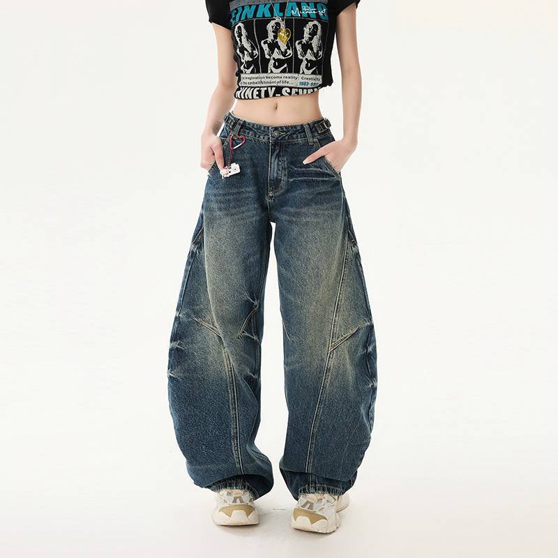Unisex Casual Daily Denim Jeans - Image 1