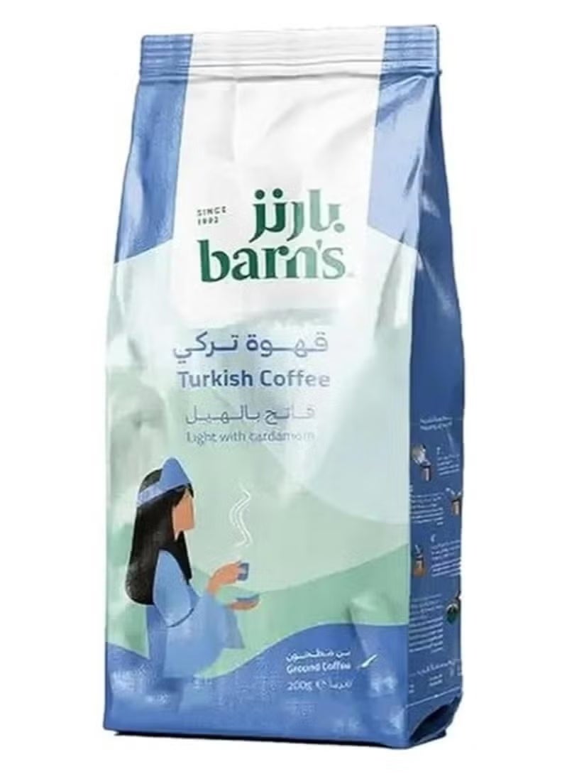 Light Turkish coffee with cardamom, 200 grams