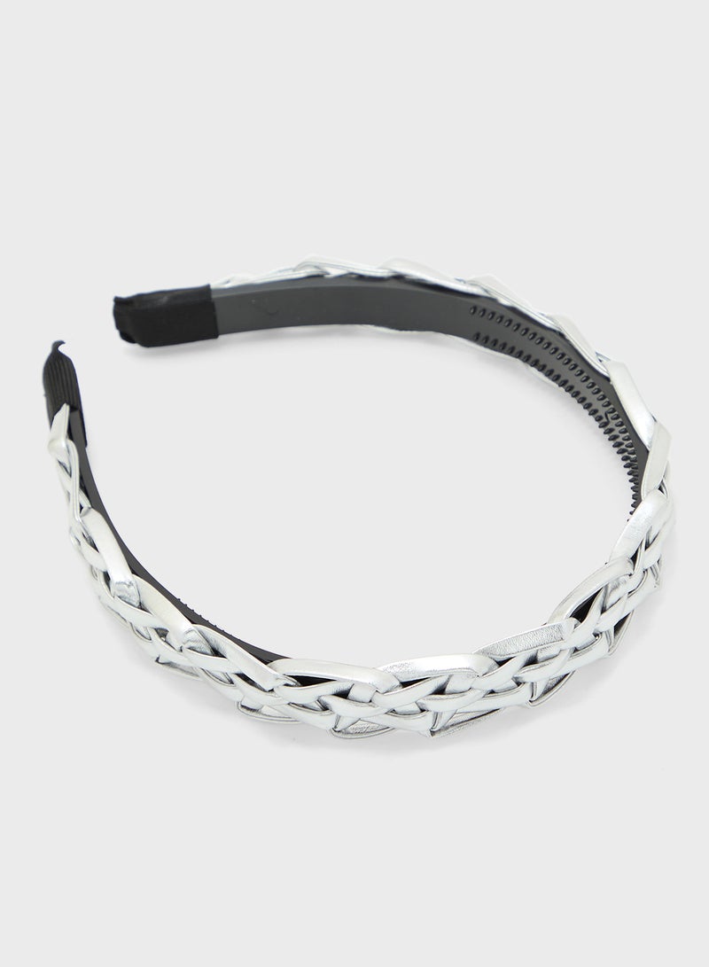 جينجر طوق شعر بتفاصيل منسوجة - Image 1