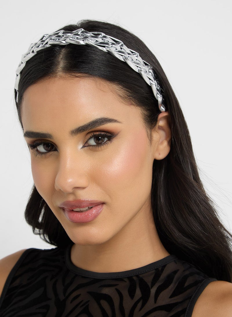 جينجر طوق شعر بتفاصيل منسوجة - Image 4