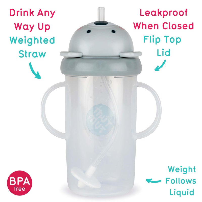 TUM TUM Tippy Up Free Flow Sippy Cup (No Valve), Sippy Cup for Toddlers, BPA Free (Kev Koala 300ml) - Image 2