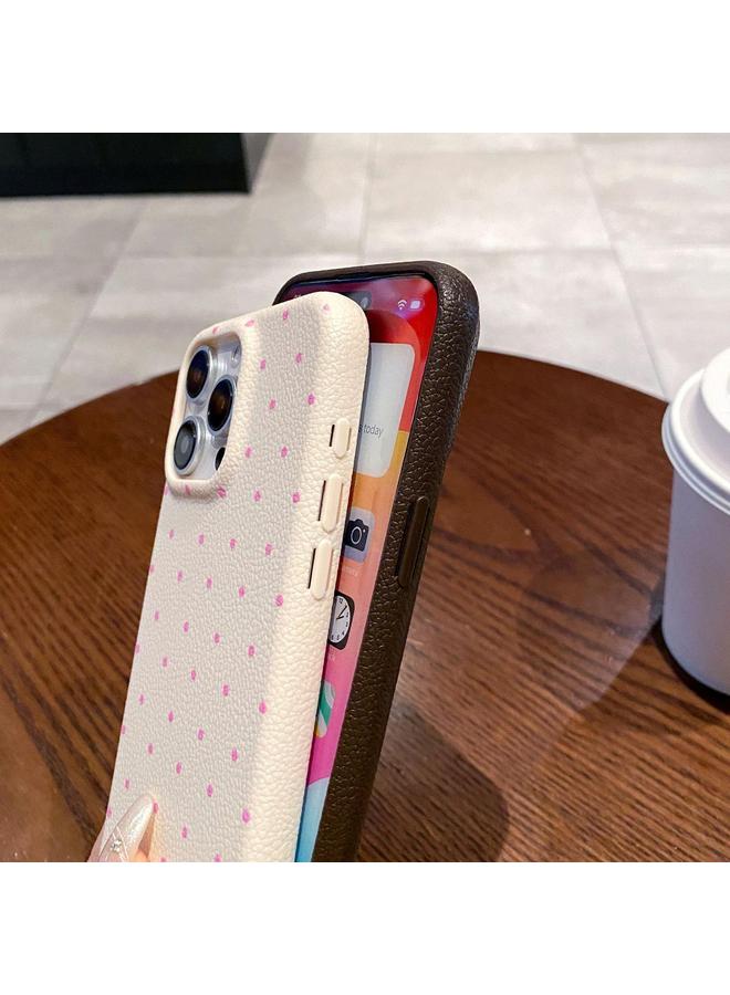 اس-توب جراب هاتف سيليكون منقط بالدوبامين لهاتف iPhone 16 - Image 5