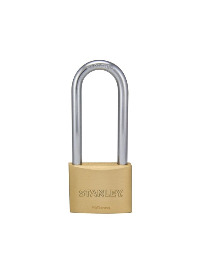 Stanley Stanley Brass Padlock 50Mm Standard Shackle 