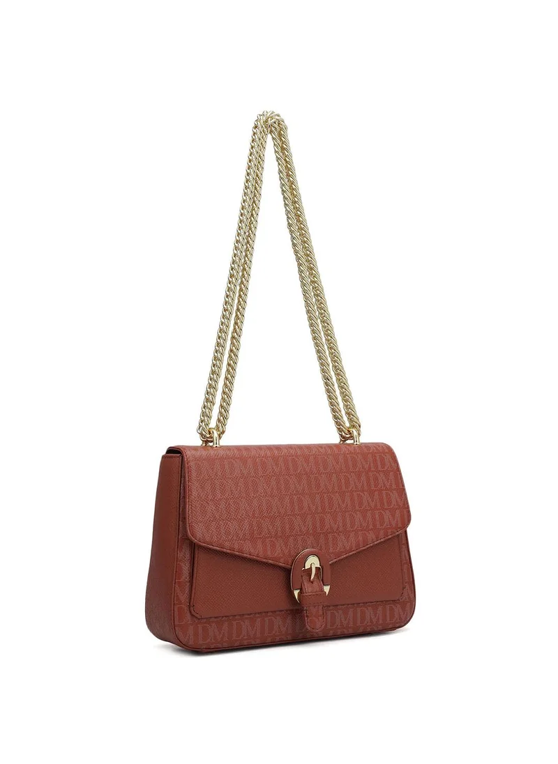 Da Milano Genuine Leather Red Sling Bag