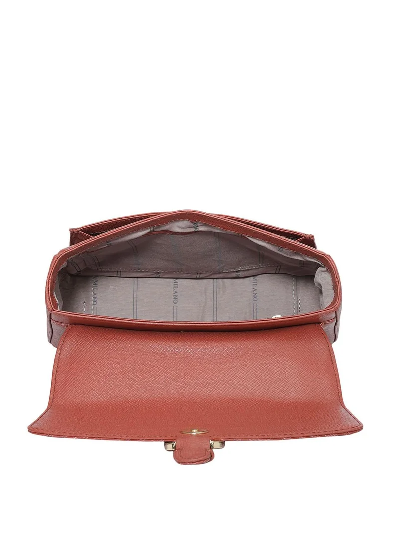 Da Milano  Genuine Leather Red Sling Bag for Women | Best Price UAE