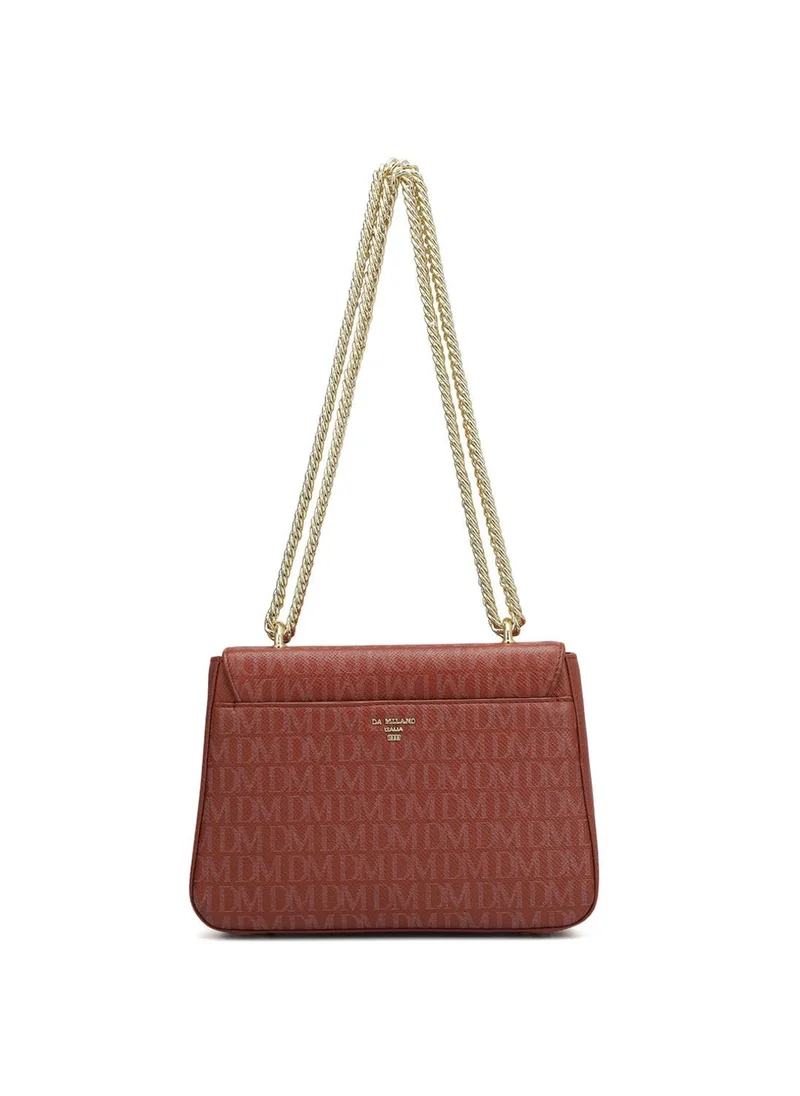 Da Milano  Genuine Leather Red Sling Bag for Women | Best Price UAE
