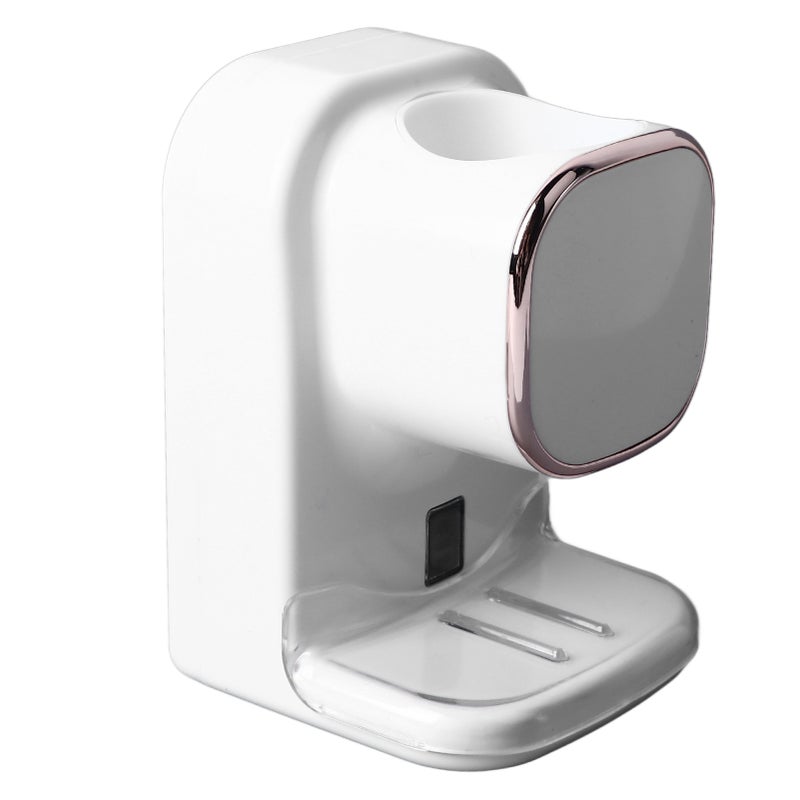 Automatic Toothpaste Dispenser: White Wall Mounted - Responsive Sensor Adjustable Quantity Electric Toothpaste Squeezer for Kids Adults Small Bathroom Countertops - Image 4