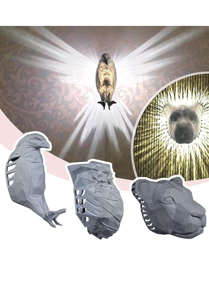 3D Wall Lighting Animal LED Sleep Night Light Wall Lighting Lighting Art Decoration - Image 3