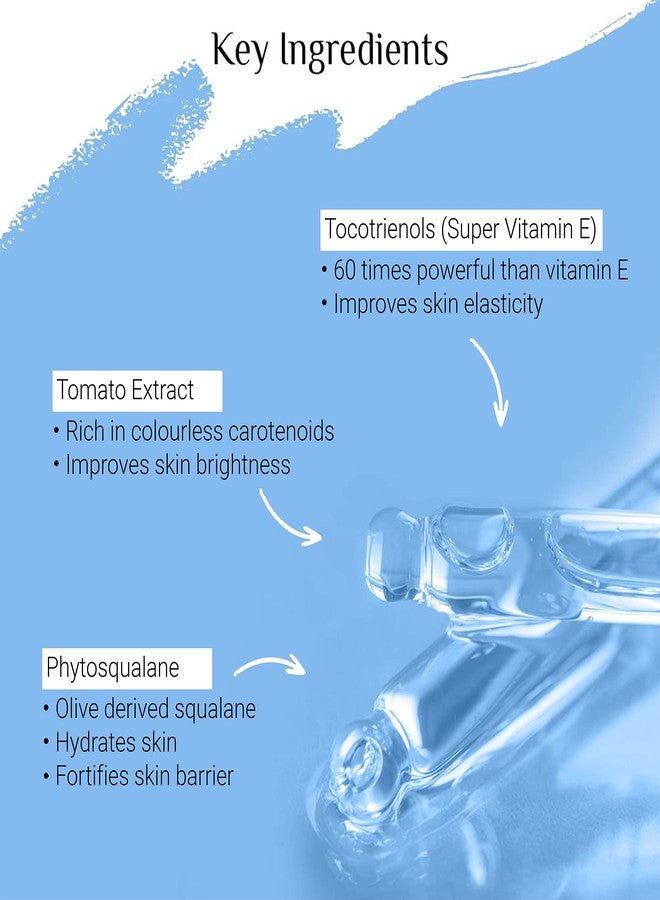 Glutone Phytosqualane Face Oil with Vitamin E & tocotrienol & colourless keratonoids | For firm, Hydrated & glowing skin | Lightweight & suitable for all skin types | 30 ml - Image 4