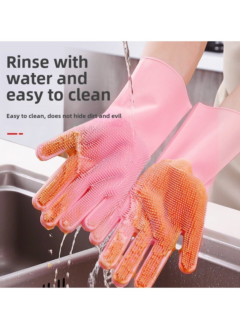 Ucanbe Super-Gentle Pet Bath Gloves - Magic Grooming Tool for Dogs & Cats - Non-Slip Silicone for Easy, Safe Cleaning - Perfect for Kitchen & Washing  - Image 2