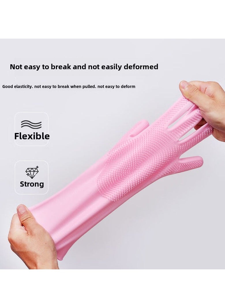 Ucanbe Super-Gentle Pet Bath Gloves - Magic Grooming Tool for Dogs & Cats - Non-Slip Silicone for Easy, Safe Cleaning - Perfect for Kitchen & Washing  - Image 4