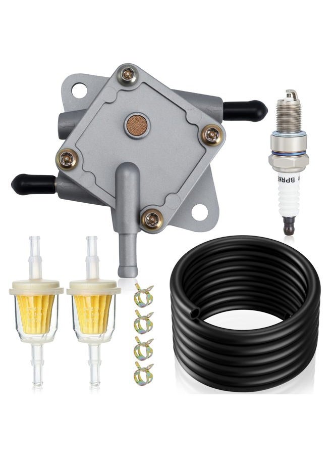 AloneGoer 72021-G01 Fuel Pump Fuel Line Spark Plug Compatible with EZGO 295cc & 350cc Golf Carts TXT & Medalist 4-cycle models 1994-UP - Image 1