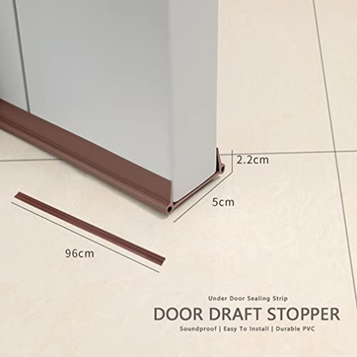 Oligitdi Door Bottom Sealing Strip Guard for Home Noise Reduce Door Seal Strip Guard - Image 3