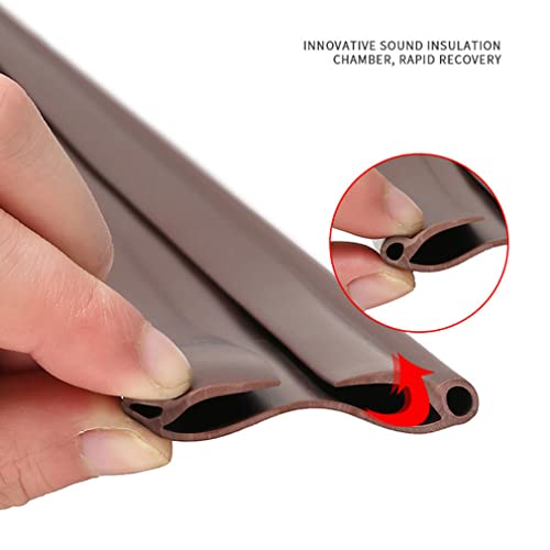 Oligitdi Door Bottom Sealing Strip Guard for Home Noise Reduce Door Seal Strip Guard - Image 5