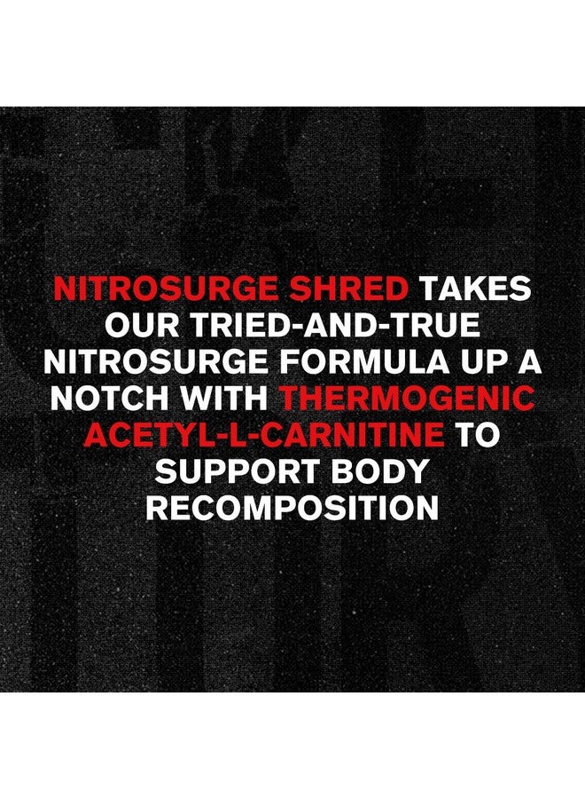 Jacked Factory NITROSURGE Shred Pre Workout Supplement - Energy Booster, Instant Strength Gains, Sharp Focus, Powerful Pumps - Nitric Oxide Booster & PreWorkout Powder - 30Sv, Watermelon - Image 3