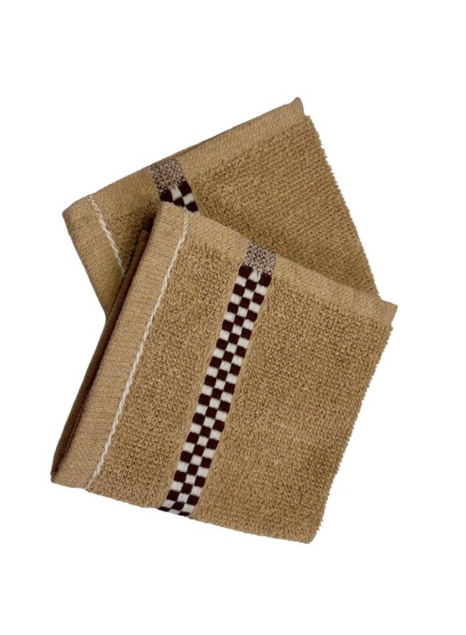 ORAS 100% Cotton Soft & Absorbent 300 GSM Face Towel Set of 6 pcs (Size 25 * 25Cm Small) Multi Color - Image 3
